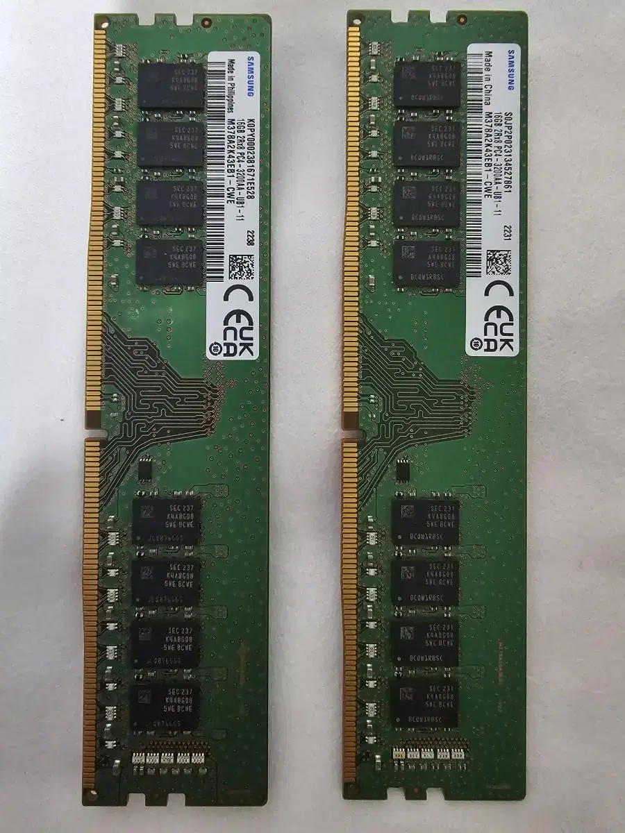 삼성 ddr4 16g  2개 (부산)